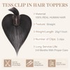 Hair Toppers for Women Real Human Hair,TESS Human Hair Toppers,Bangs