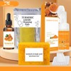 Turmeric Skin Care Kit,4 Counts Nourishing Cleansing Pads & Facial
