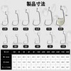 9KM DWLIFE Offset Worm Hooks 50 Hooks Bass Fishing Texas