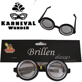 Doofi Glasses Black with Thick Lenses