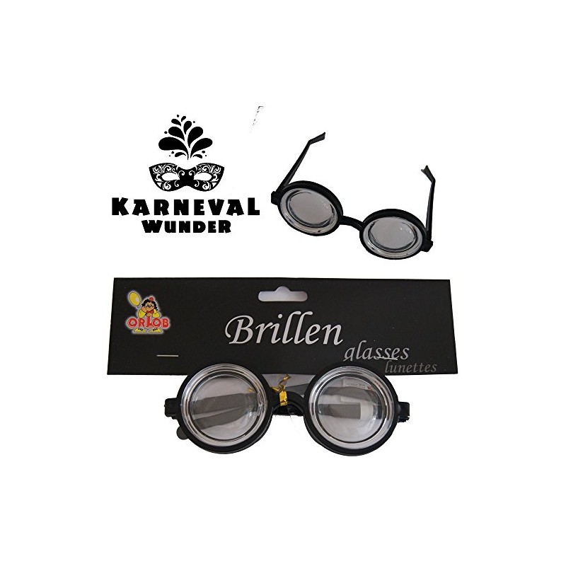 Doofi Glasses Black with Thick Lenses