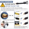 2PCs Air Inflator Hose Adapter Convert Twist On Connection to