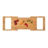 Lipper International 8841 Bamboo Wood Over-the-Sink Expandable Cutting Board, 34"