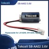 KANGLEUS (5-Pack) 3.6V 1200mAh SB-AA02 Lithium Batteries for Tekcell SB-AA02