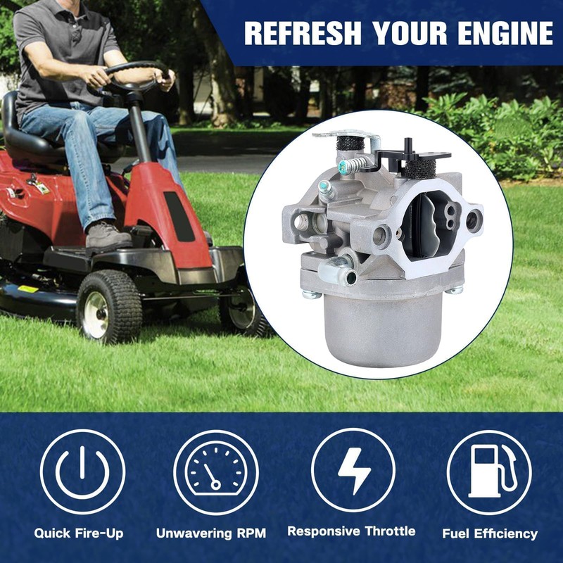 Powtol 590399 Carburetor for 796077 Lawn Mower Troy Bilt TB30R