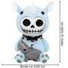 Mysticalls Furrybones Rhino Gothic Fantasy Skull Figurine