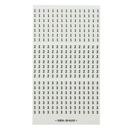 Ideal 44-110 1-1/2 Inch Length,-40-180 deg F Temperature Rating Wire Marker B, N/A