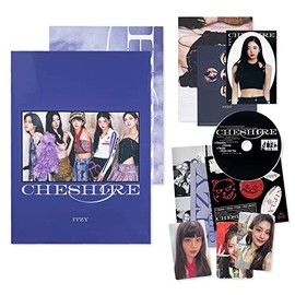 ITZY - [CHESHIRE] (LIMITED EDITION) Photobook+CD-R+Lyric Paper+Photocard+Lenticular Photocard+4-Cut Photo+Mini Poster+Sticker+Photo Cube+Clear Photocard+Poster+2 Pin Button Badges+4 Extra Photocards
