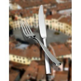 Fortessa Lucca 18/10 Stainless Steel Flatware Table Fork, Set of 12