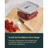 Caraway 1qt Glass Airtight Food Storage Container with Lid –