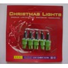Pack of 5 Push In Spare Fairy Bulbs In Green 2.5v 0.48w 0.19a (S72)