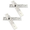Rierdge 2pcs Eccentric Shaft Hinge, Heavy Duty Pivot Hinge, 360