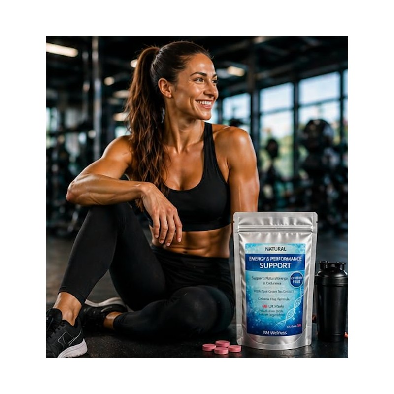 Energy & Performance Support - Exercise Recovery Tablets with Green