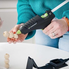 Surebonder Cordless Hot Glue Gun, High Temperature, Full Size, 60W, 50% More Power - Sturdily Bonds Metal, Wood, Ceramics, Leather & Other Strong Materials (Specialty Series CL-800F)