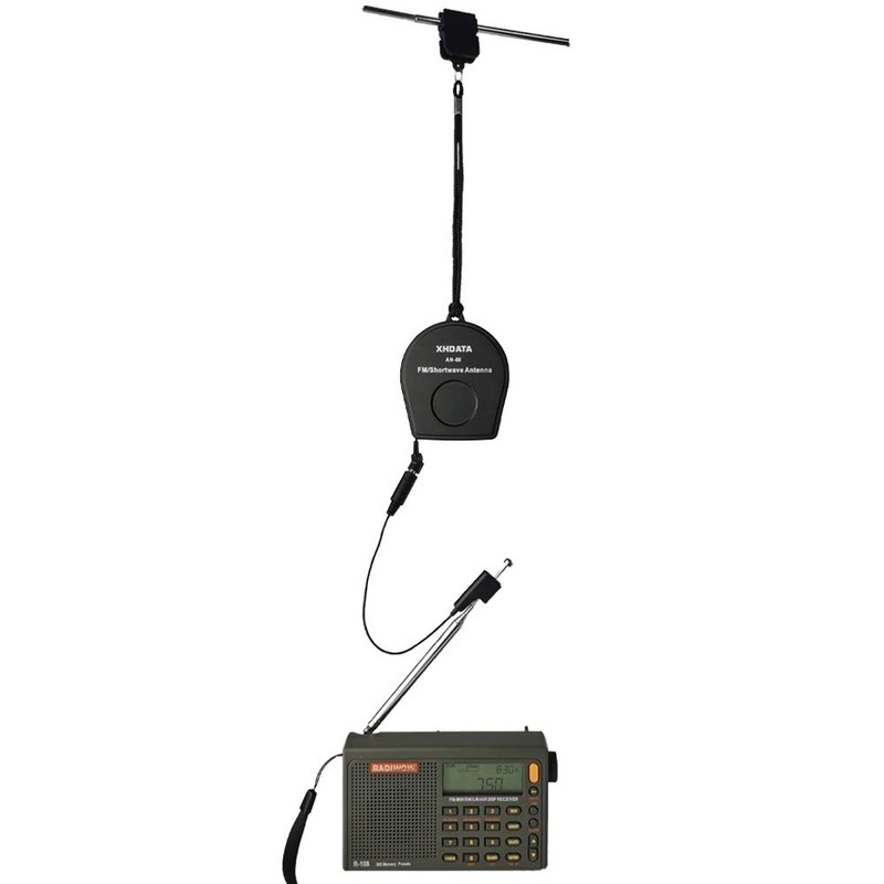 XHDATA AN-80 Shortwave Antenna FM SW External Antenna Whip Antenna,