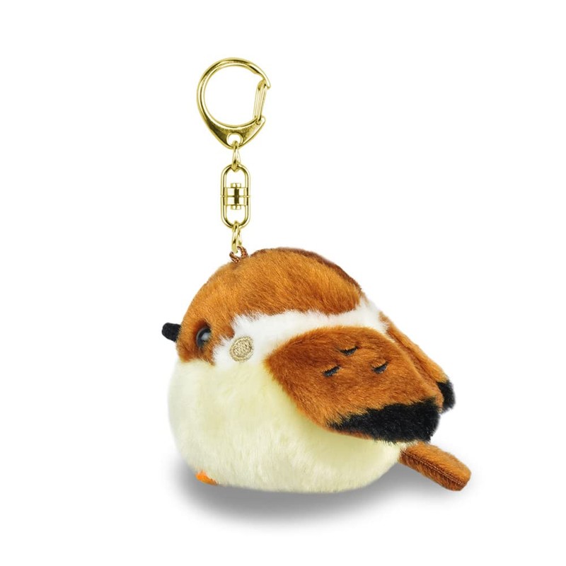 AMUFUN Fukukori Mascot Key Chain Chunsuke (Sparrow)