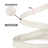 ZYJT Marble Edge Banding 1" x 25ft Non Glued PVC