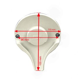 LST 2 x condensation chimney cap light grey heater for Alde Truma motorhome