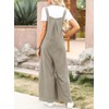 Dokotoo Womens Casual Loose Overalls One Piece Sleeveless Jumpsuits for