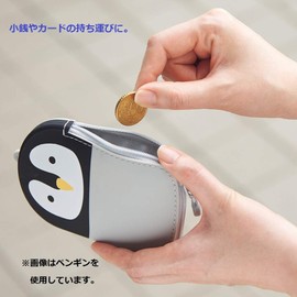 Lihit Lab A7784-10 Pass Pouch Pass Case Penguin