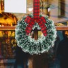 Capoda 6 Pcs Christmas Wreaths with Bow 10.24 Inch Buffalo