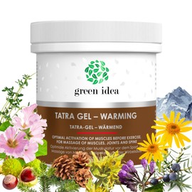 TOPVET Tatra Warming Herbal Gel for Aching Joints and Muscles, 250 ml