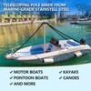 Boat Cover Support Poles 2 Pack, Pontoon Boat Cover Support