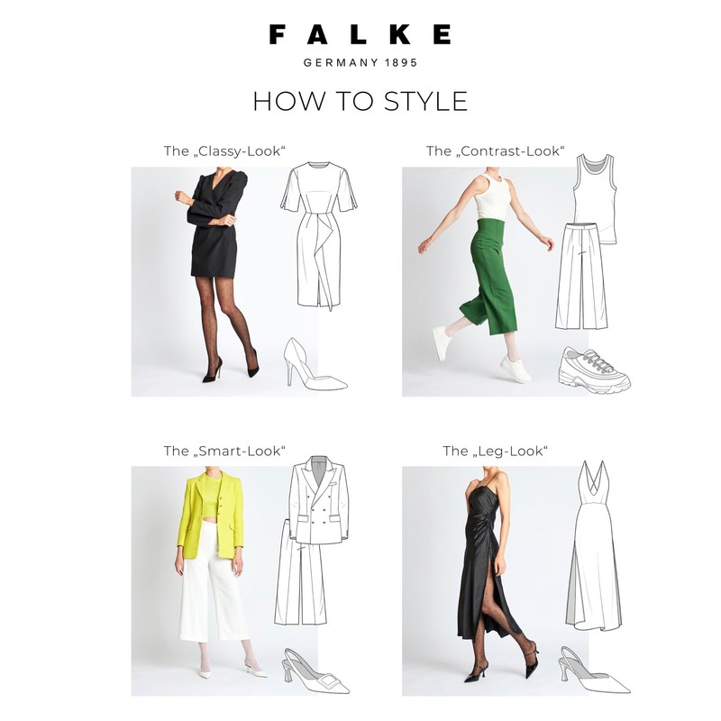 FALKE Women's Tights, Green Lemon 7498, L