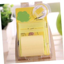Operitacx Memo Pad 4pcs Roll Sticky Full Stick Notes Memo Korean Stationary Mini Tape Dispenser Korean Stationery Mini Notepad Pads Tape Dispensers Self-stick Notes Automatic