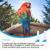 2 Pezzi Abbeveratoio per Uccelli, Distributore Acqua Uccelli, Abbeveratoi per
