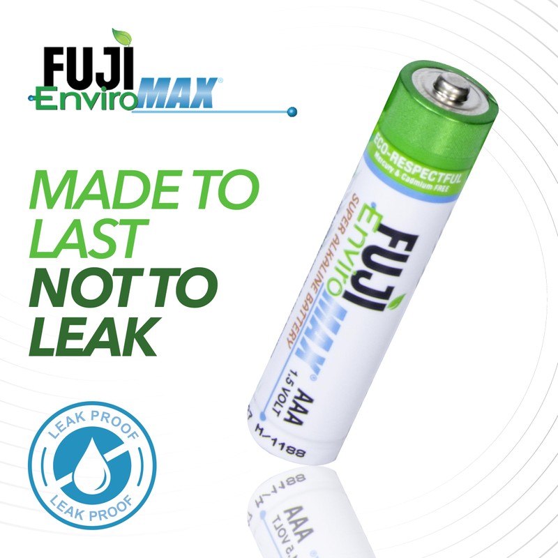 Fuji Enviromax 4400BP24 EnviroMax AAA Super Alkaline Batteries (24 Pack),