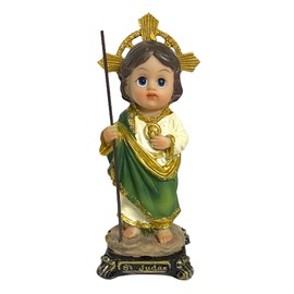 Gigi's Classy Kids St Jude Baby Face 8 inch inch Statue Figurine Estatua Imagen San Judas Tadeo Religious Gift