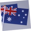 GRIRIW Australia Flag Mini Stick Flags 50 Pack Hand Held