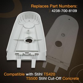 Belt Cover Guard Compatible with Stihl TS420, TS500 Concrete Cut-Off Saws, Replace Part Number: 4238-700-8109