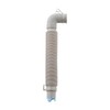 Kakudai 436-152 Washing Machine Drain Hose, Telescopic, L-Type, Approx. 13.0-36.6