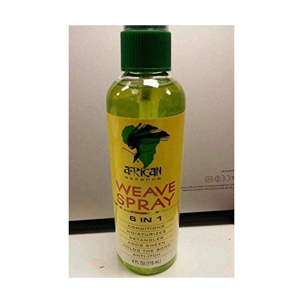 [AFRICAN ESSENCE] 6 IN 1 WEAVE SPRAY FOR SYNTHETIC AND HUMAN HAIR 4OZ