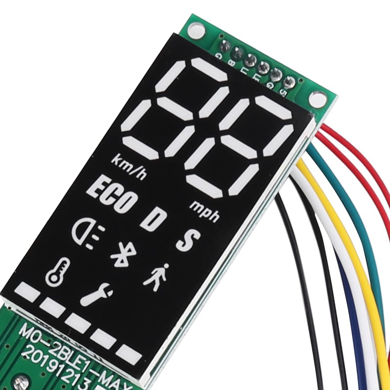 Vvikizy Tablero de Instrumentos con Pantalla Digital BT para Patinete