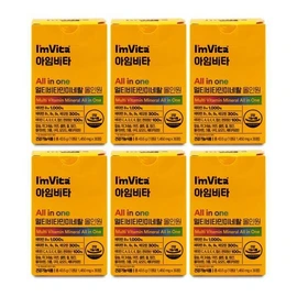 SellerHub 종근당건강 아임비타 멀티비타민미네랄 올인원 1450mg x 30정 X 6박스 (S30117984) Jongkundang Health I'm Vita Multivitamin Mineral All-in-One 1450mg x 30 tablets x 6 boxes (S30117984)
