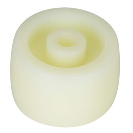 Pulley Wheel, Caster Wheels, 10pcs 1.5 Inches Nylon Wheel 40KG Maximum Load Nylon Round Pulley Caster Roller Industrial, Plate Casters