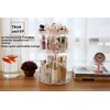 Botide Diamond Cosmetic Storage Box Transparent Acrylic Swivel Shelf Desktop