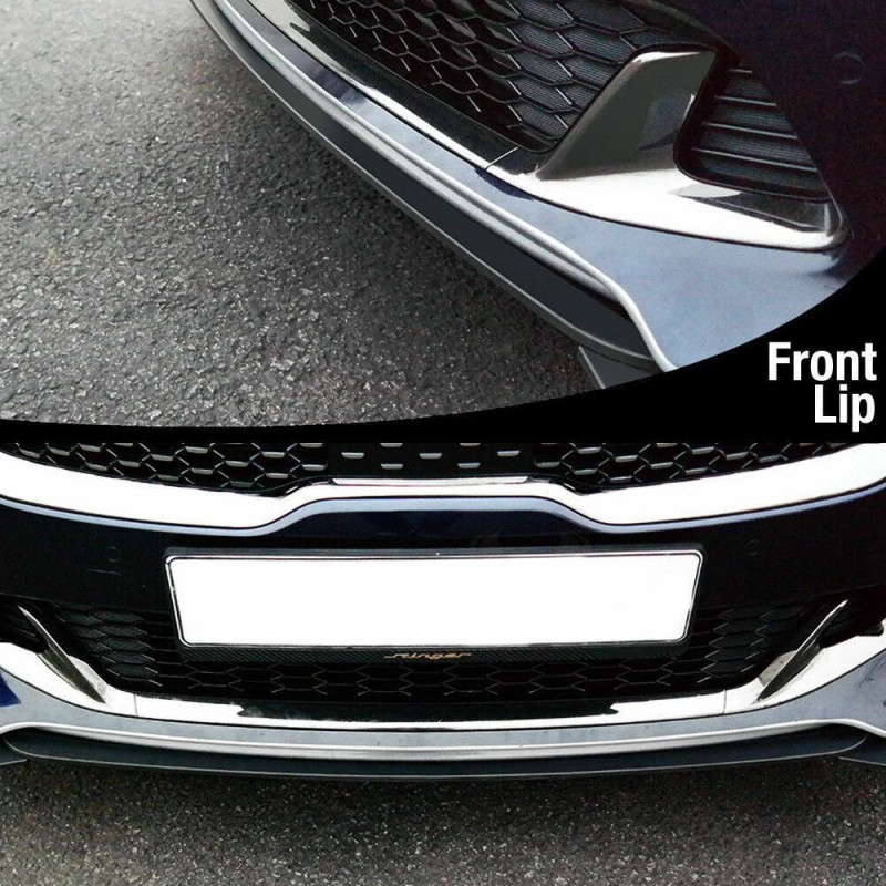 HAN For 18-21 Kia Stinger GT-Line Glossy Black Front Bumper