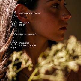 Remedios del Bosque Desodorante Natural para Rellenar, Unisex con Ingredientes Orgánicos, Libre de Aluminio, 250 ML. (Lavanda/Toronja)