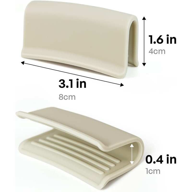 Carrotez Silicone Pot Holders, Heat Resistant Pot Handle Covers for