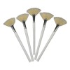5 Brochas Abanico#3 Spa, Mascarillas Cerda Natural. Razziel