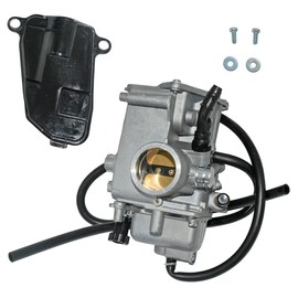 Cylinman Carburetor Fit for Honda Big Red 250 ATC250ES 1985 1986 1987 Replacement 16100-HA0-682 With Petcock Fuel Tank Shut Off Valve