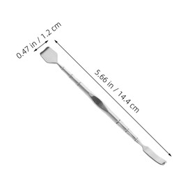 COLLBATH Dual-ended Stainless Steel Blackhead Removal Tool Facial Cleaning Scraper for Pores and Comedones Precision Design for Safe Easy Use Nose Forehead and Cheeks