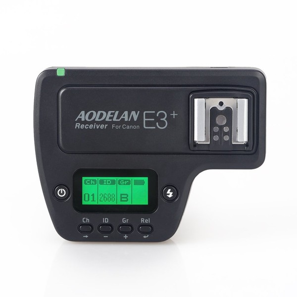 AODELAN E3+ Flash Speedlite Receiver Flash Trigger for Canon 600EX-RT,