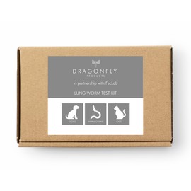 Dragonfly Products Worm Count Test Kit for Dogs and Cats | Natural Worming Treatment approach with Feclab | Worm Egg | Lung Worm (Lung Worm Test)
