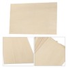 OHPHCALL Round Basswood Plywood Sheets 12x8x0.12in 7 Sheets Thick Logs