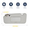 2Pcs Driver & Passenger Side Sun Visor with Light Fit